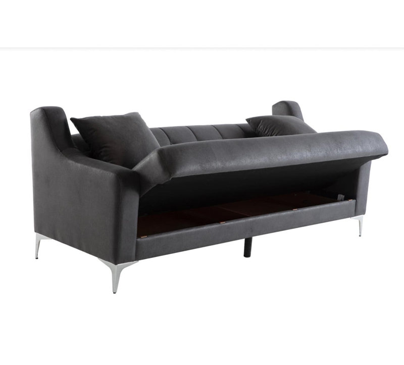 Khalif 86.6'' Upholstered Convertible Sofa