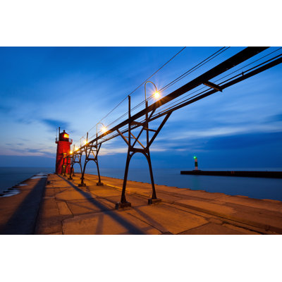 South Haven Lighthouse - Wrapped Canvas Print