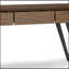 Lowry - Console de canapé - Brun rustique naturel vieilli-118038032