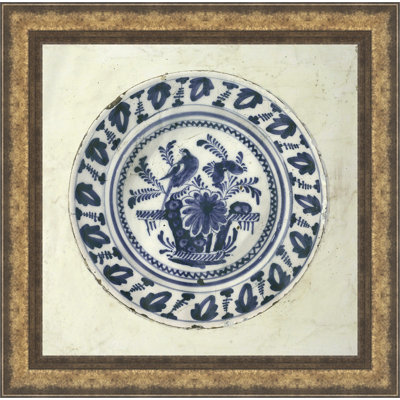 « embellied faïence iv », impression encadrée