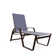 Holna Outdoor Rust-Resistant Metal Chaise Lounge