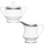Ensemble sucrier et crémier Noritake