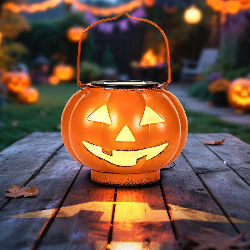 Lanternes solaires d'Halloween citrouille