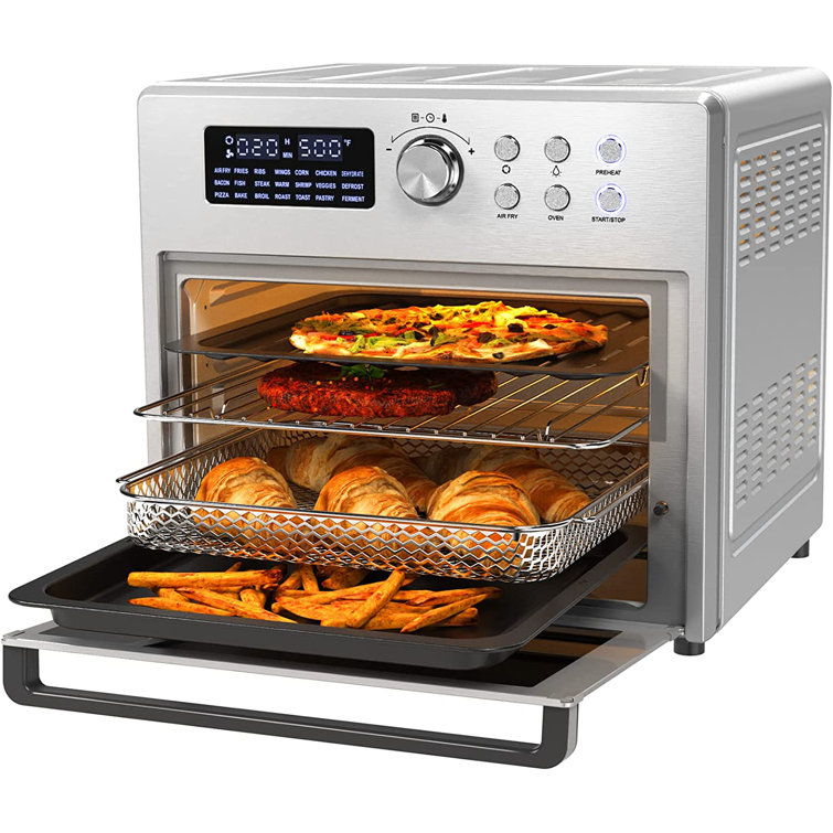 Get ROOMTEC 26 qt. Stainless Steel Air Fryer Toaster Oven Combo,21-in-1  Large Ovens Delivered