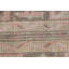 Tapis de couloir vintage en laine rose à patchwork rétro - Idéal pour les couloirs et les cuisines