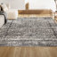 Tapis gris / noir Attie Filigree-726954030