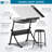 Crase Adjustable Metal Base Drafting Table