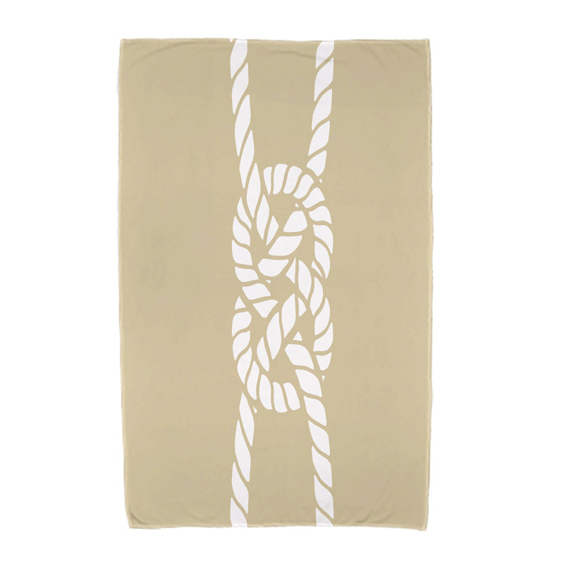 Serviette de plage en microfibre Hancock, Beige / taupe