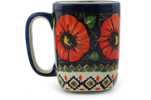 Poppy Passion Stoneware Coffee Mug