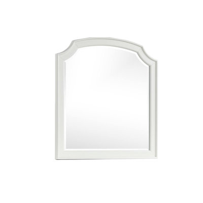 39.9"W Transitional/Coastal Mirror, Antique White