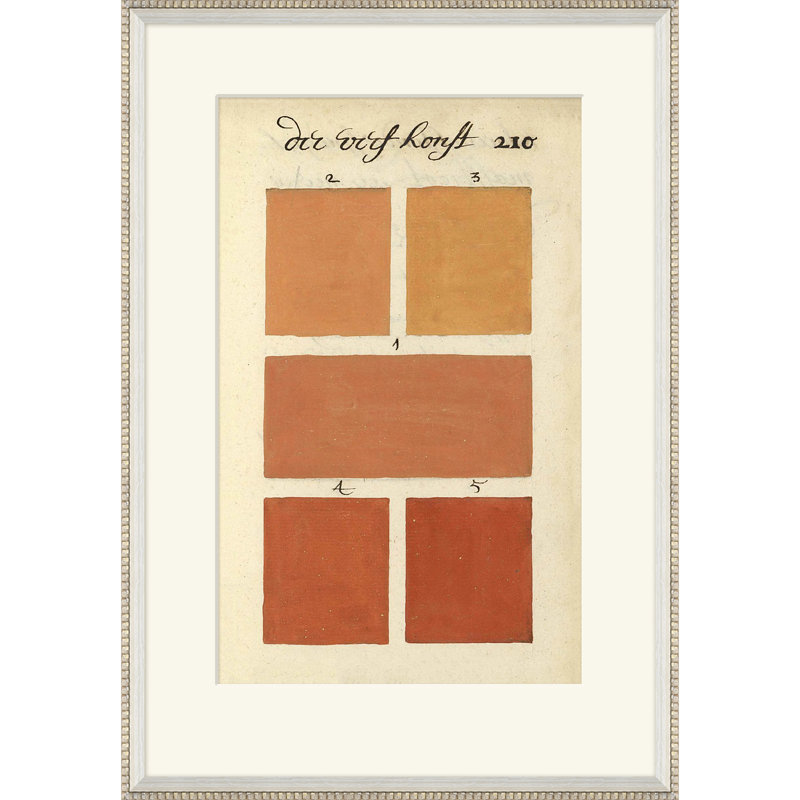 Antique Color Swatches Giclee Print by A. Boogert