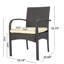 [Ensemble de 2] Chaise de salle à manger en osier PE CORDOBA KD