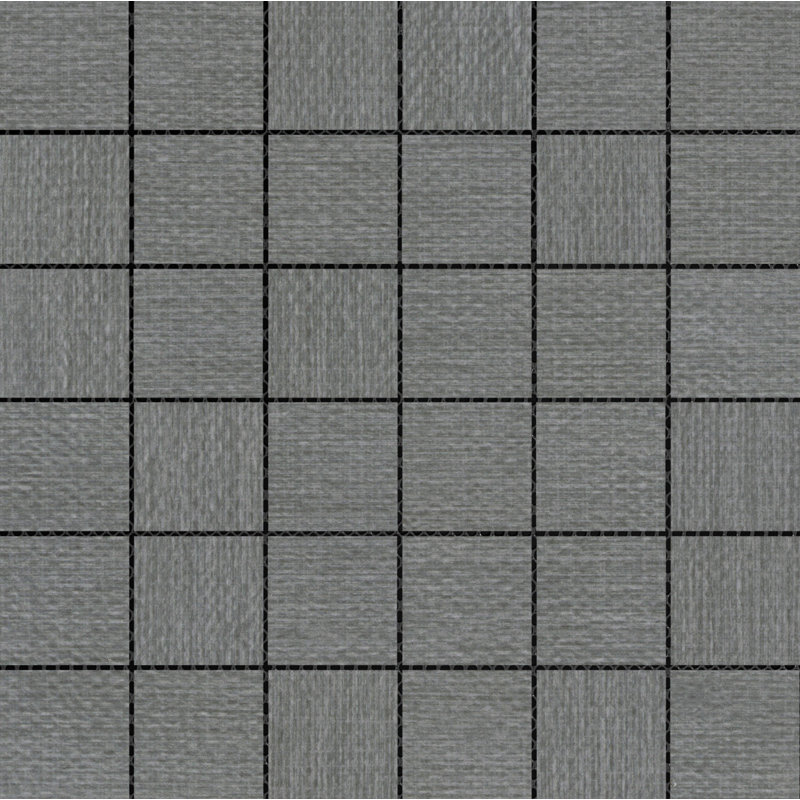Jute Linen 12 in. x 12 in. Matte Porcelain (9.5 sq. ft./Case), Gray