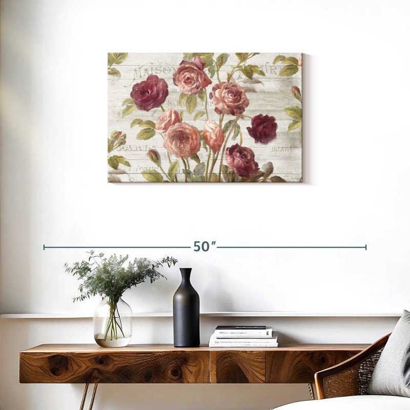 Harnek French Roses I, 20" H x 30" W