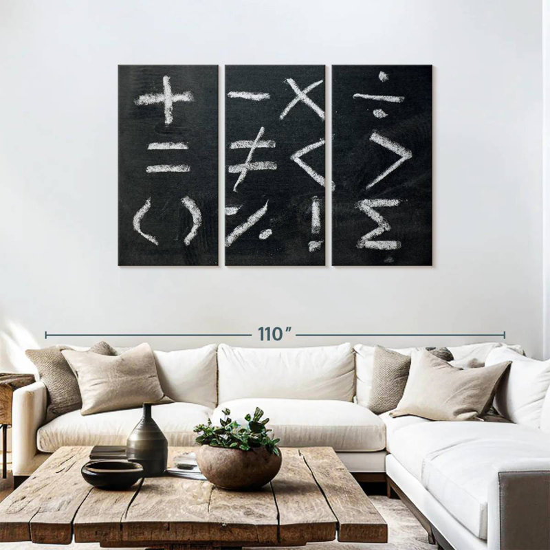 Keiri Mathematics, 48" H x 74" W