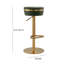 Upholstered Adjustable Height Counter Stool with Metal Frame-104248585