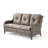 Carolina 72'' Wide Outdoor Wicker Patio Sofa with Cushions-766762317-749073236