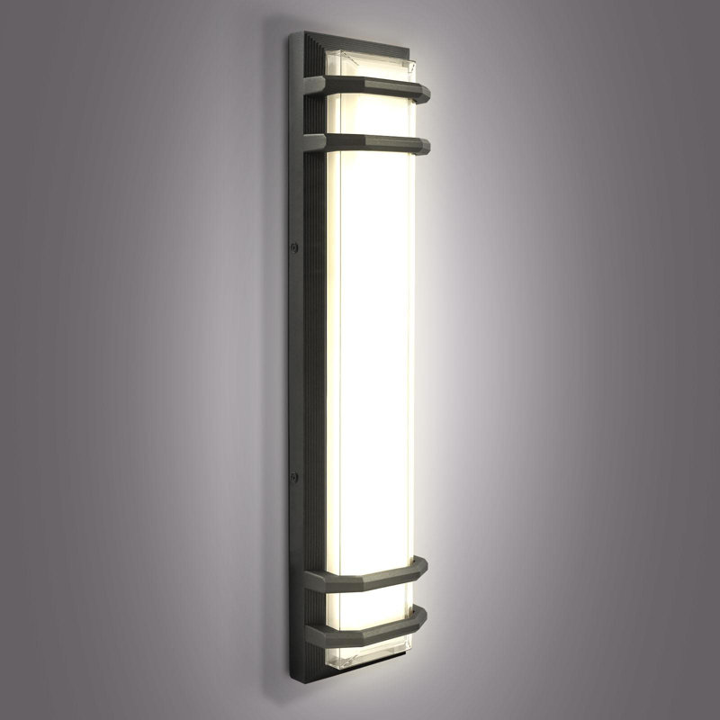 LED Wall Light, 15.75" H x 4.92" W x 3" D, 15W