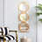 3 Mirror Piece Wall Mirror In Gold Rectangular Frame
