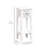 Nightstand Set of 2 with Drawer and Open Storage Shelf, White-125912464
