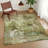 Machine Washable Indoor/Outdoor Efimenko ACN2300 Abstract Rug-1929538362