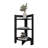 Black Corner Shelf With 3 Shelf