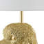 Lampe de table 23,75 "caniche en résine dorée avec abat-jour-839795439-839795436