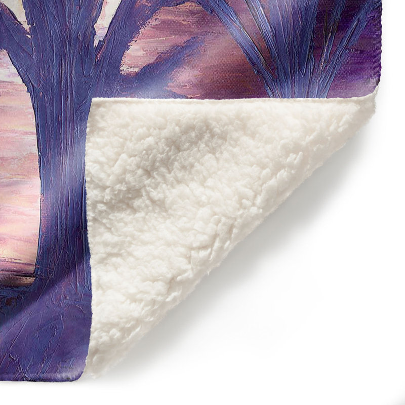 Couverture sherpa doux moonlight apartes, l 68 po x L 80 po