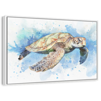 Underwater Beige Turtle