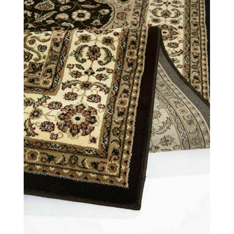 Non Slip Large Traditional Rugs Living Room Bedroom Carpet Hallway Runner Rug, Runner 80 x 300cm