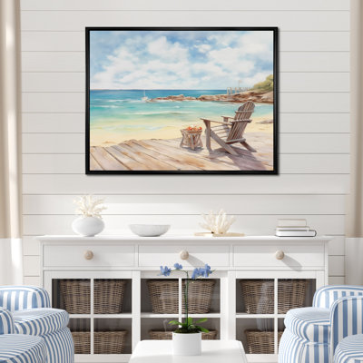 «Coastal Lounging III», reproduction sur toile