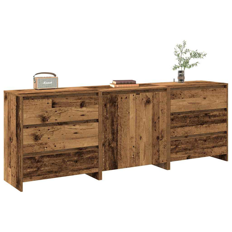 Gibelly 70cm Sideboard, Old Wood