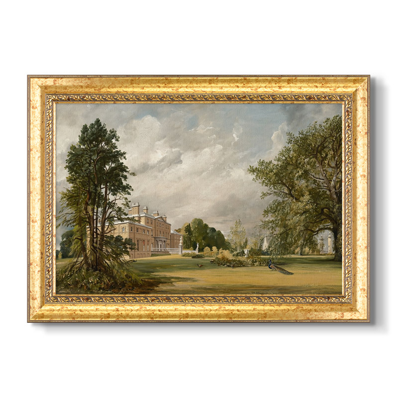 Malvern Hall, 1821 - John Constable - Toile encadrée sur mesure, 20x28 INNER SIZE, Toile avec cadre