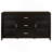 Nyler Cappuccino 3-Drawer Rectangular TV Console