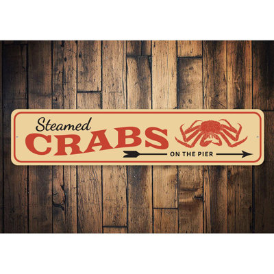 Plaque en aluminium crabes à la vapeur