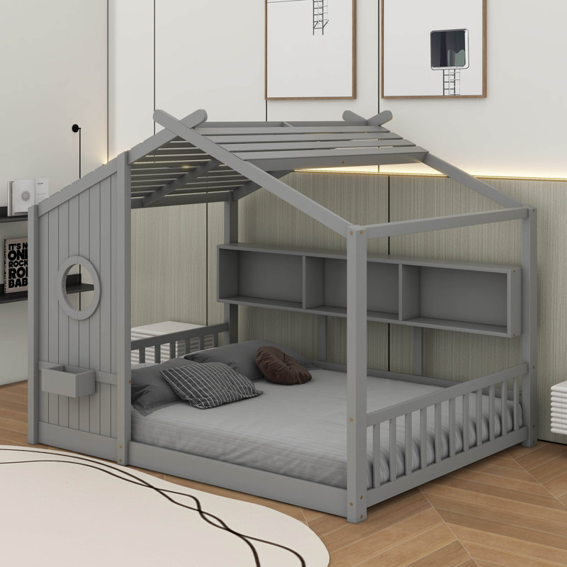Lit double pleine grandeur, Gris