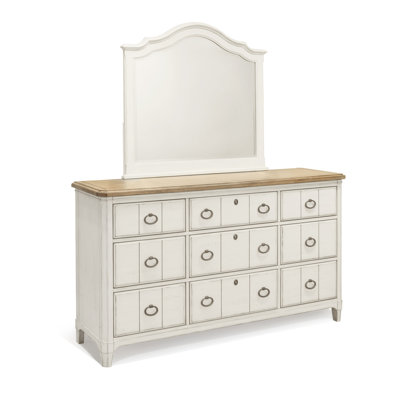 Commode 9 tiroirs avec miroir Millbrook