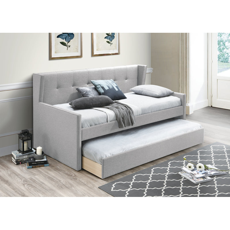 Brecken Upholstered Daybed with Trundle