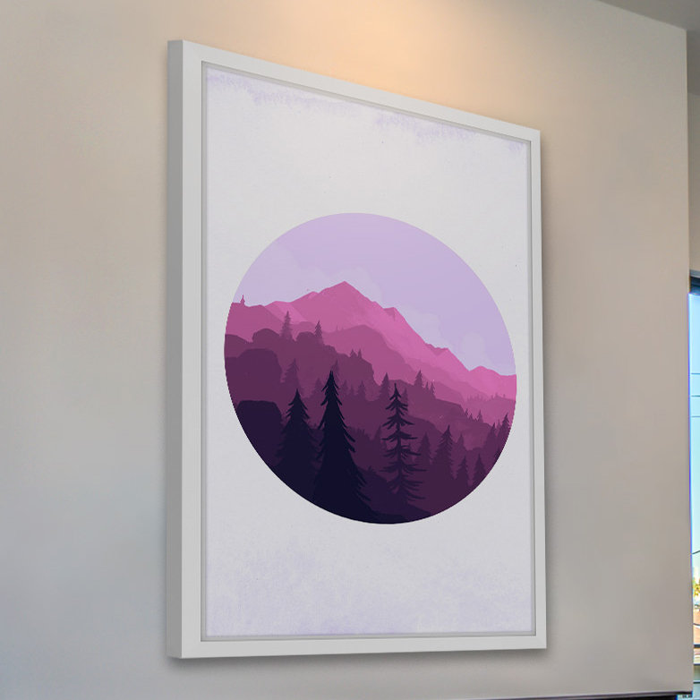 Single Picture Frame Painting, 61cm H x 41cm W x 3.81cm D