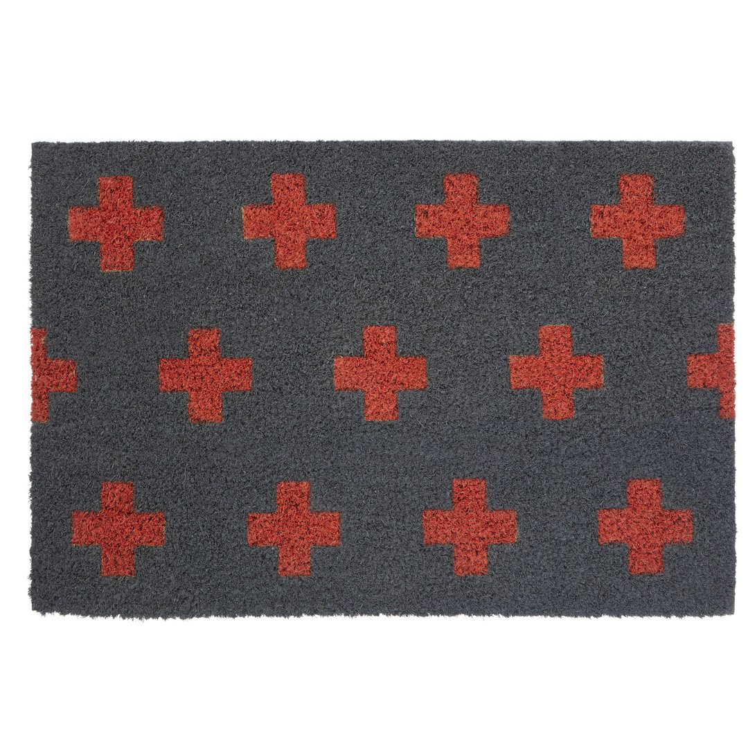 Markel Non-Slip Geometric Indoor / Outdoor Doormat