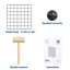 95cm W Metal Shelving Unit-731414476