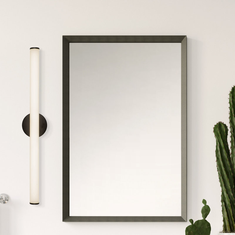 Tectra 30-in Black dimmable LED Wall Sconce, Matte Black