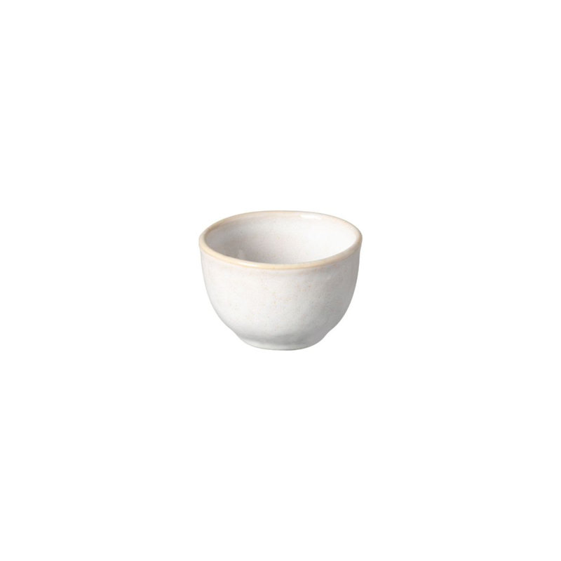 Roda 6.5oz. Handmade Stoneware Cereal Bowl, Branca