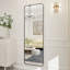 Miroir rectangulaire incassable en aluminium pleine longueur - Basics by Wayfair ™-605338630-605338624