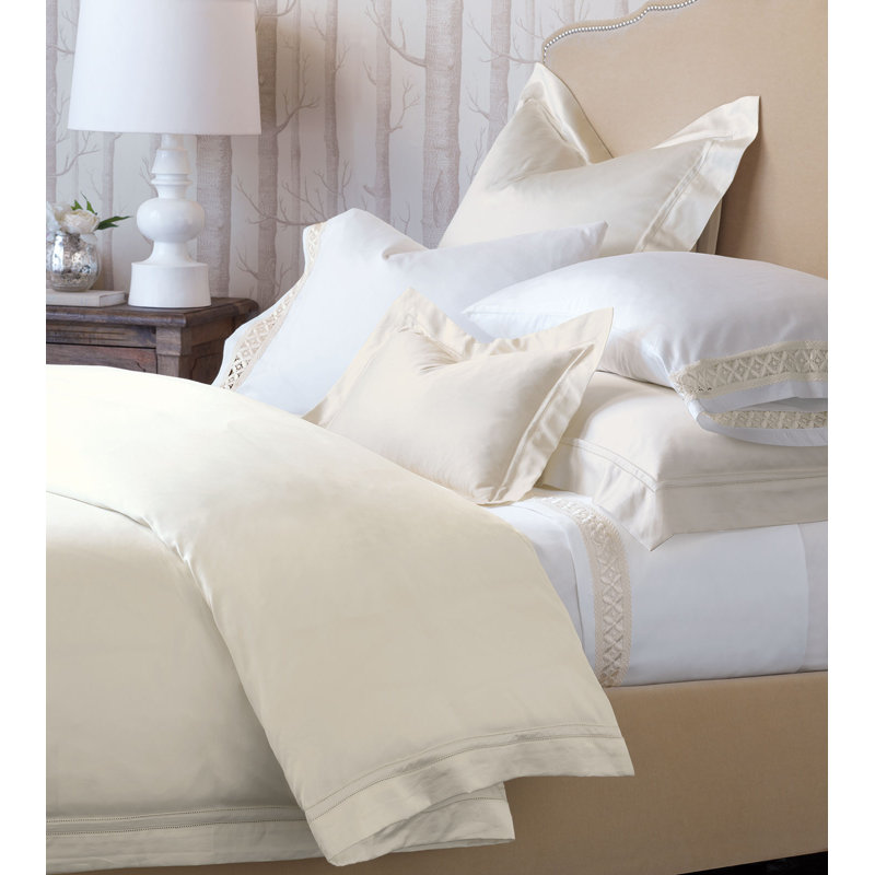 Lusso Sham, King, Ivory