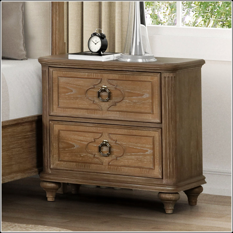 Table de chevet en bois massif Simple Contemporary
