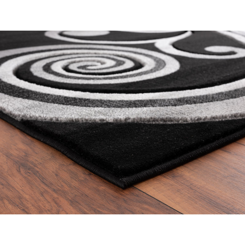 Adonia Abstract Indoor Rug, Rectangle 3'9" x 5'9"