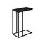 Table d'appoint avec stratifié aspect marbre noir
