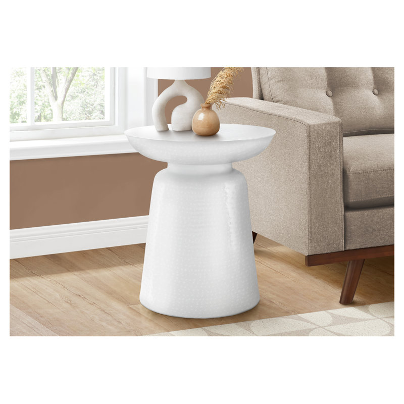 Table d'appoint Modern, Blanc