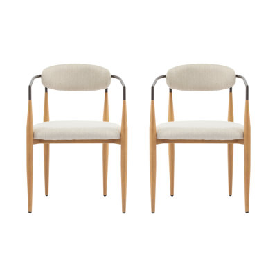 Nayalis Low Back Upholstered Dining Chairs 